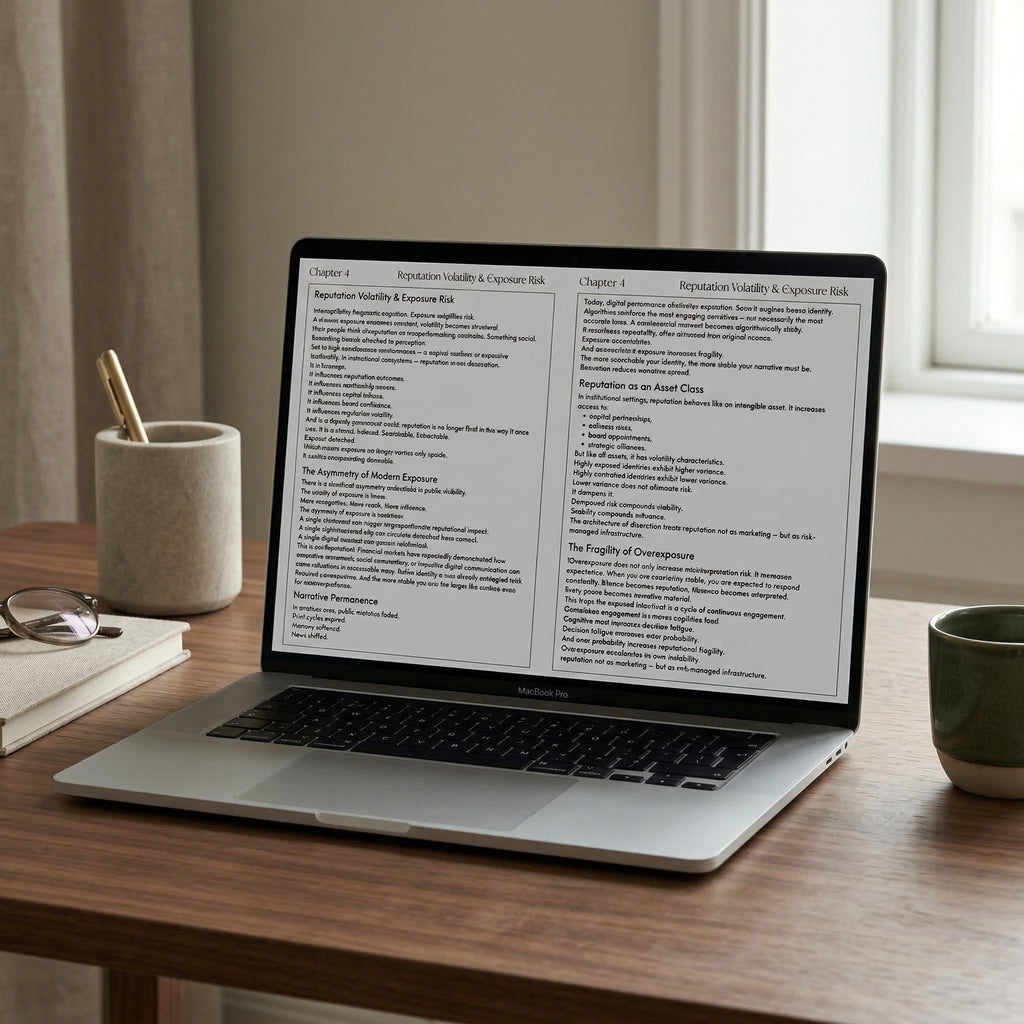 THE ARCHITECTURE OF DISCRETION - Designing a Life That Cannot Be Disturbed